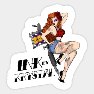 Ink By Krystal pinup Sticker